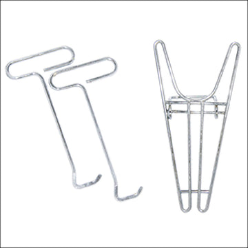 Hilason Western Horse Riding Boot Hooks And Jack Nickel Plated